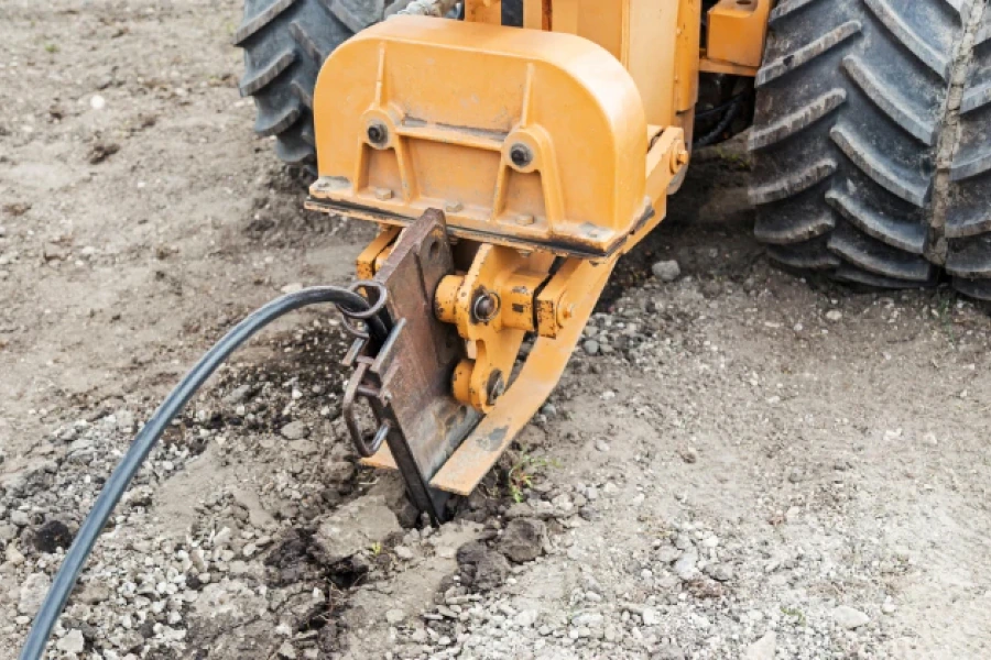 service utility excavation work